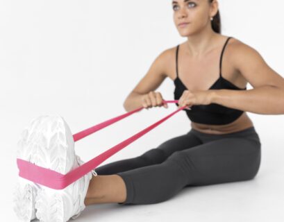 exercise with resistance bands